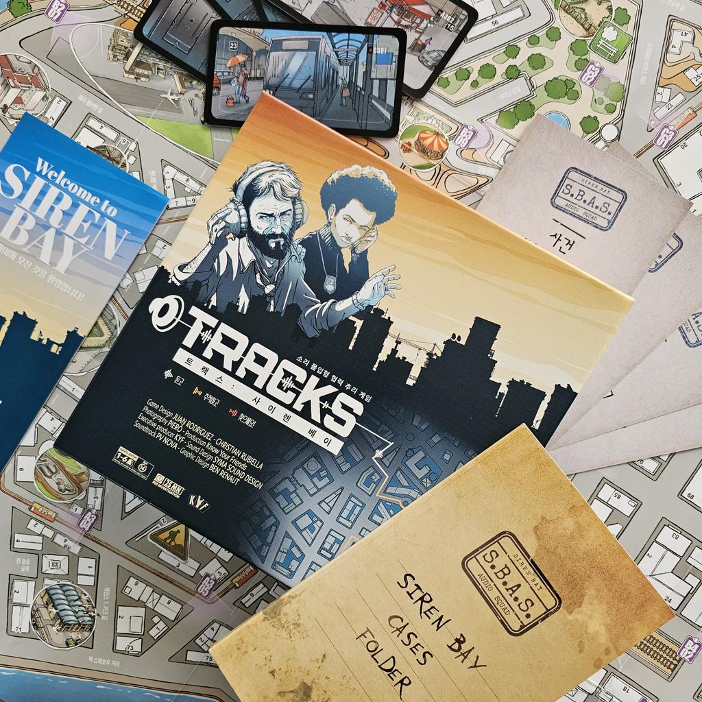 TRACKS: Cooperative Deduction Crime Investigation Board Game (Voice)