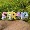 Easter Spring Rabbit Statue Table Decoration Tabletop Figurine for Home Party