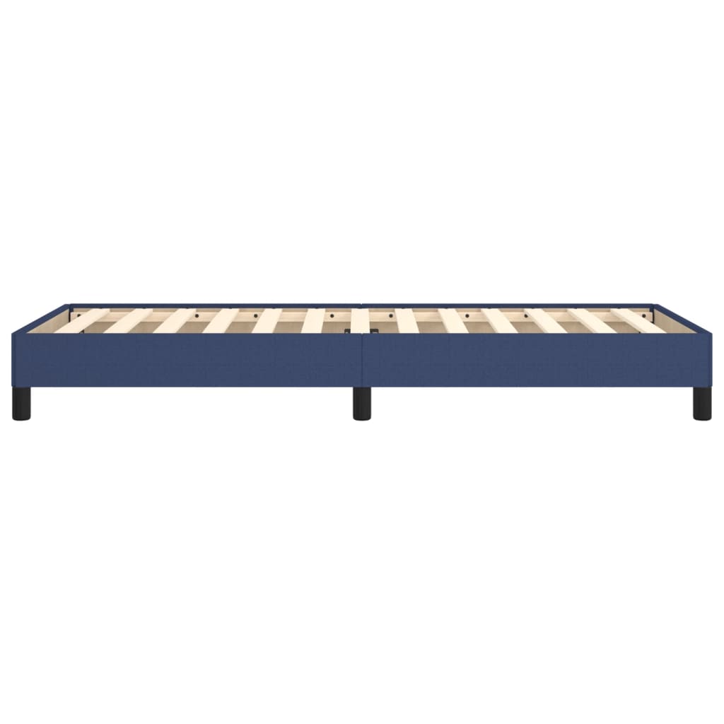 Vidaxl Bed Frame Without Mattress Blue 90X190 Cm Fabric