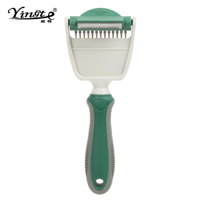 Pet comb, double-sided knot comb, cat and dog hair removal knife, dual-purpose knot rake comb 92299/922101