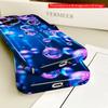 2DFlat Neon Bubble Drop Phone Case All inclusive film hard phone case, compatible with iPhone 18 Pro Max 17 16 15 14 13 12 11
