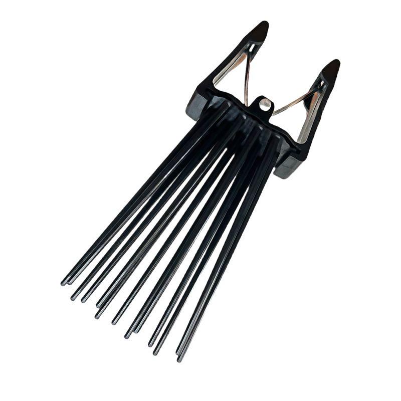 Fluffy High Crown Hair Root Positioning Clip for Women's Side Bangs - Seamless Duckbill Clip