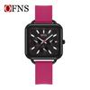 OFNS New 7503 Student Quartz Watch Fashionable and Simple Night Light Waterproof Women's Watch Square Dial Youth Watch