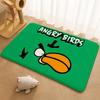 A-Angry Birds Game Floor Mat Floor Mat Soft Flannel Non-Slip Door  Rug for Living Room