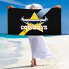 North Queensland Cowboys Print Beach Towel, Large Soft Quick Dry Towel for Beach Camping Swimming