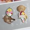 Korean Style K Gold Enamel Cardcaptor Sakura Charms & Pendants