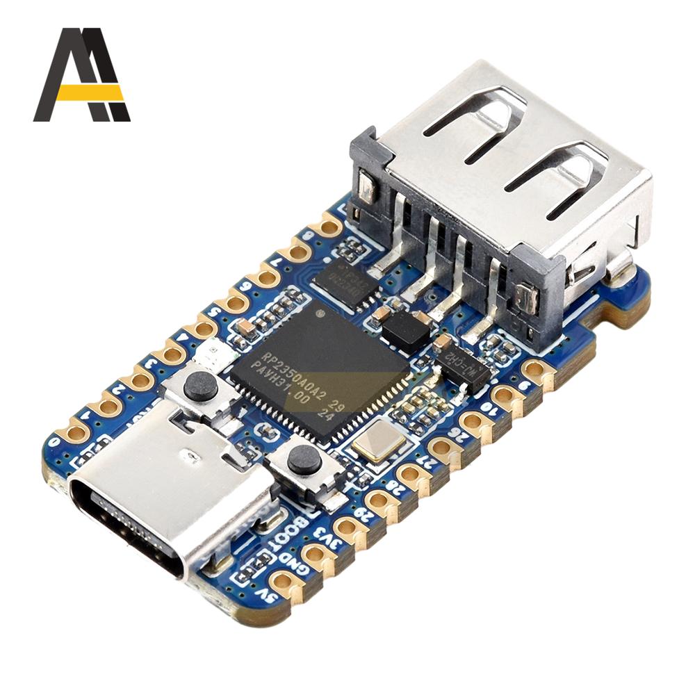 RP2350-USB-A Mini vývojová deska RP2350A Duální Cortex-M33 RISC-V 150MHz 520KB SRAM 2MB Flash Type-C Pro IoT Maker DIY Projekt
