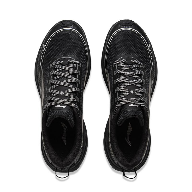 Li Ning CF Outdoor Comfortable Wear-Resistant Reflective Rebound Low-Top Hiking Shoes Unisex Hiking Shoes Black AHTV041-6