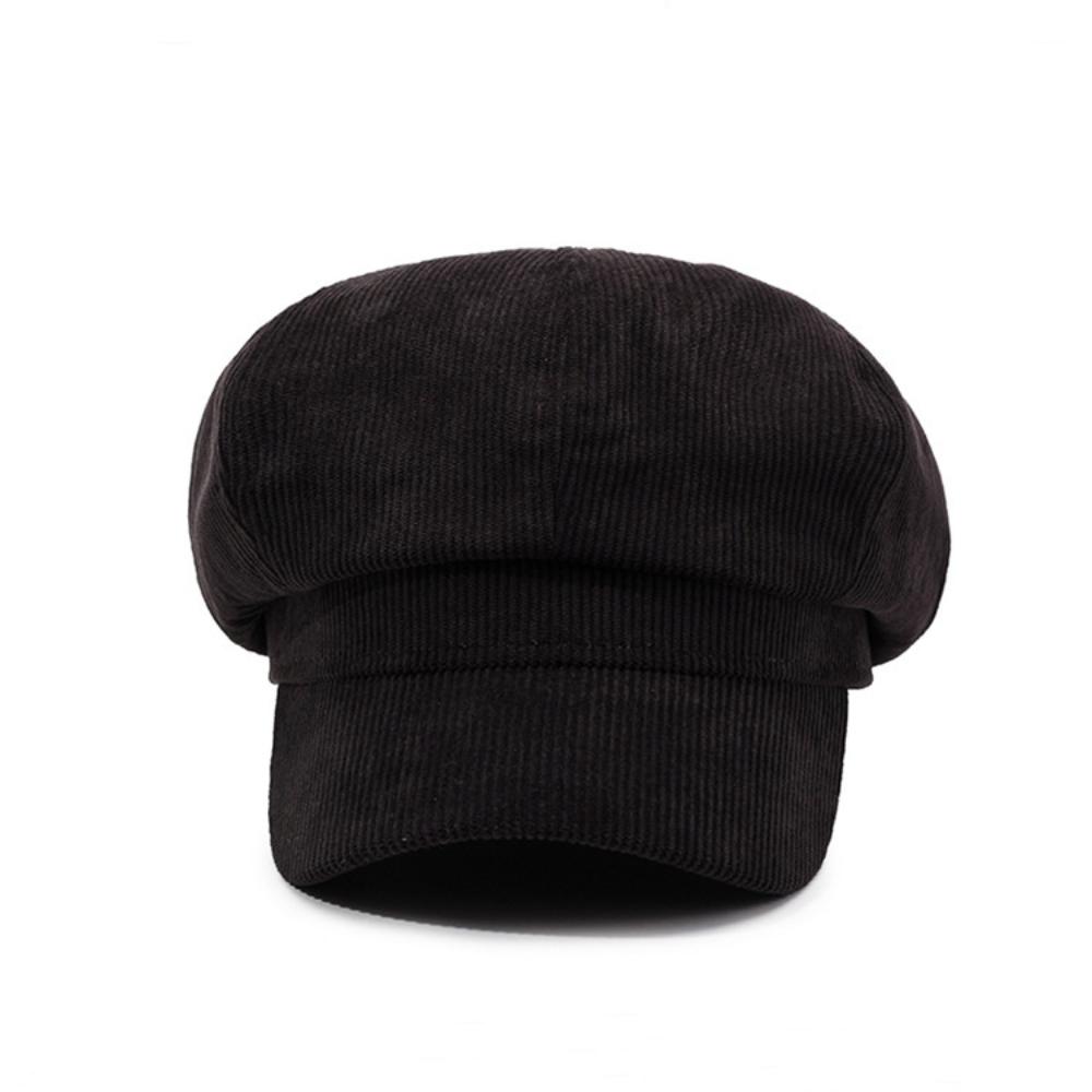 Adjustable Newsboy Cap Retro Painter Hat Casual Octagonal Cap Autumn Winter