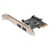 PCIE To USB 3.0 Expansion Card 2 Ports 5Gbps Transmission Rate USB Hot Swap USB 3.0 Expansion Card For Win XP for Vista