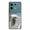 For Redmi Note 13 pro Case Pink Phone Case Fashion Silicone TPU Soft Back Cover Redmi Note 13 Pro Flower Capa 6.67" Cats Coque