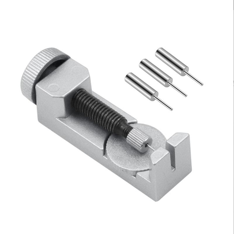 

Инструмент для удаления звеньев ремешка часов, штифтов, для ремонта и регулировки размера, набор 2070 с упаковкой из 4 дополнительных выколоток для замены, съемник, набор пружинных стержней