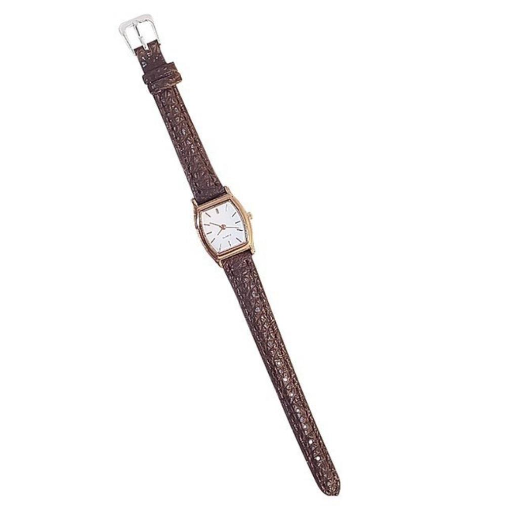 Imitation Leather Quartz Watches Retro Bracelet Watch Simple Women's Watches  Daily