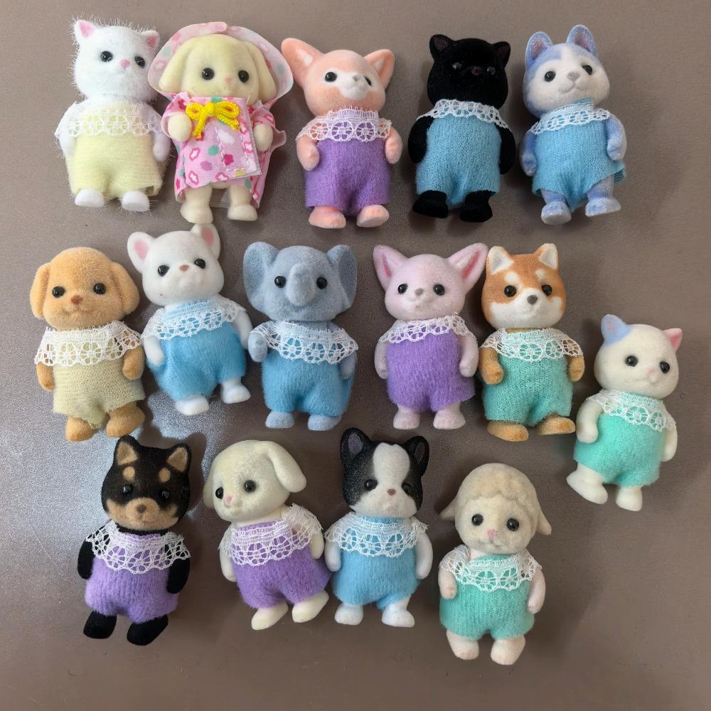 

Simulation Forest Rabbit Family DIY Playset Mini Rabbit Bear Figure Toy Dolls Kids Gifts аеро