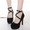 Fashion Sexy Classic High Heels Women's Sandals Summer Shoes Ladies Ankle Strap Pumps Platform Heels Woman Strappy Shoes