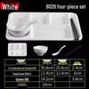 Melamine Tableware: 3, 4, and 6-Compartment Plates and Bowls for School Cafeterias