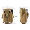 Venkovní sportovní multifunkční taška na příslušenství s velkou kapacitou, závěsná taška na mobilní telefon, taktická ledvinka