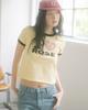 HAVISM I Rose Ringer S/S Tee(Yellow)