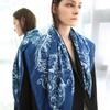 100% Silk Midnight Blue Scarf 90cm X 90cm