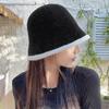Chenier hat women's autumn and winter wool hat versatile face small knitted bucket hat warm fashion bucket hat