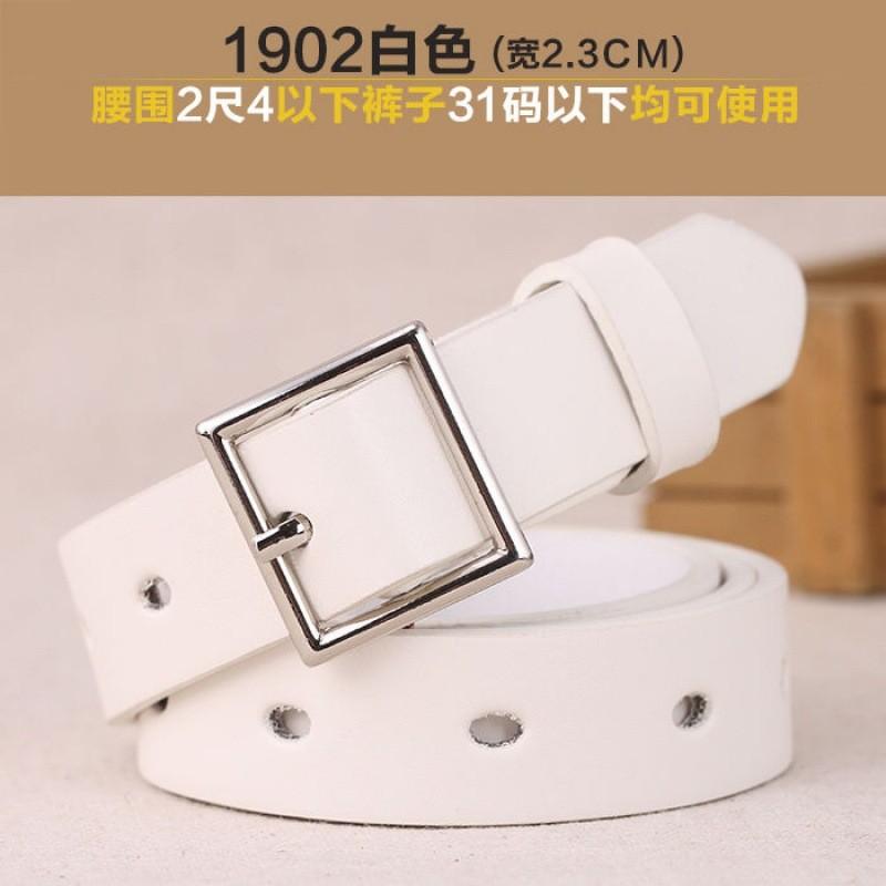 Black Pu Classic Belt For Women With Versatile No Hole Design Ideal For Any Attire Casual