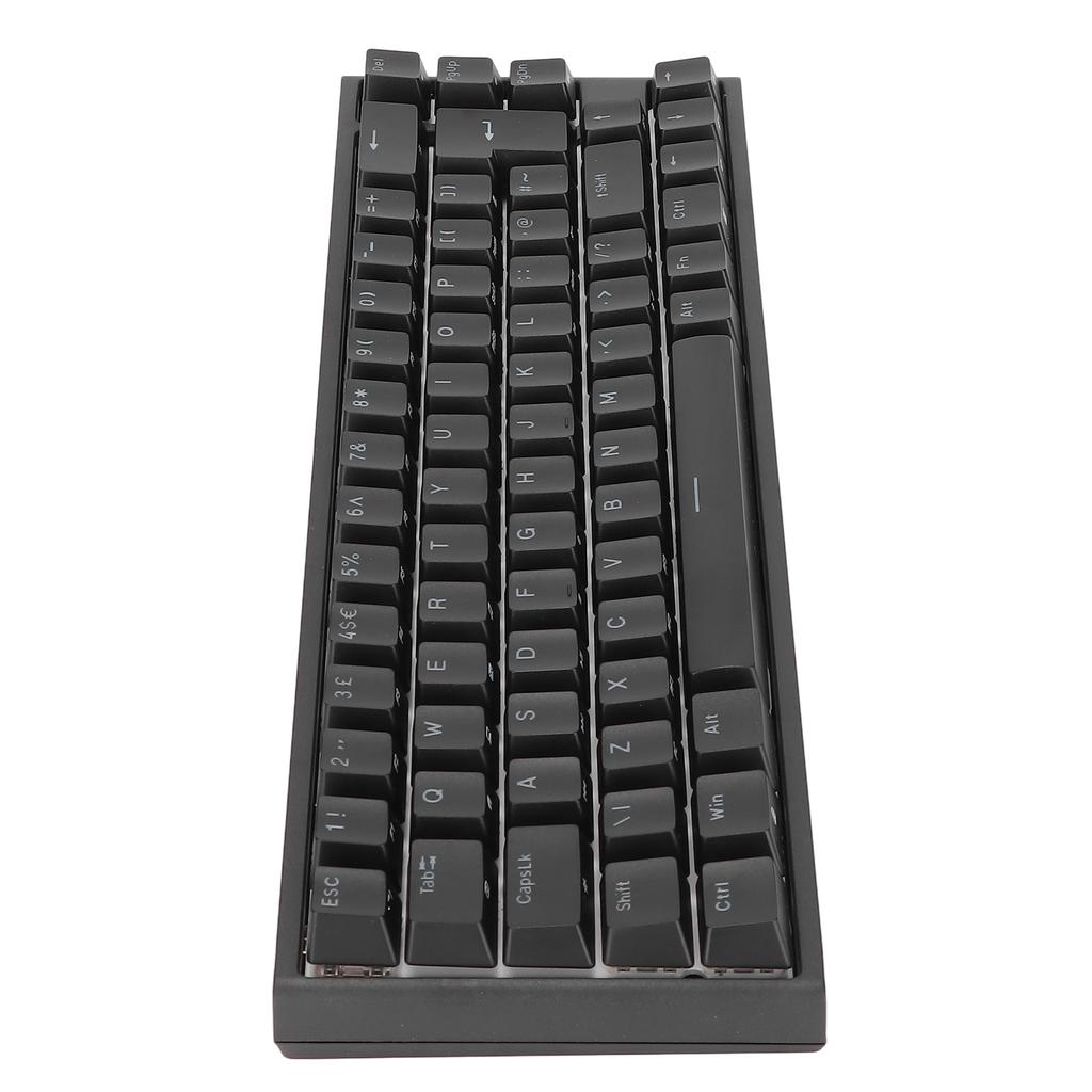 Mechanical Keyboard 68 Keys RGB Backlit Type C USB Connection Wide Compatibility Accurate Stable