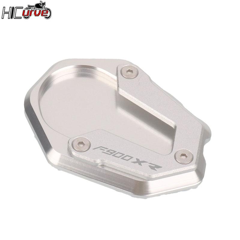 2022 Motorcycle CNC Aluminum Kickstand Enlarge Plate Pad Side Stand Motorbike For BMW F900R F900XR F900 R XR F 900R 900XR 20-23