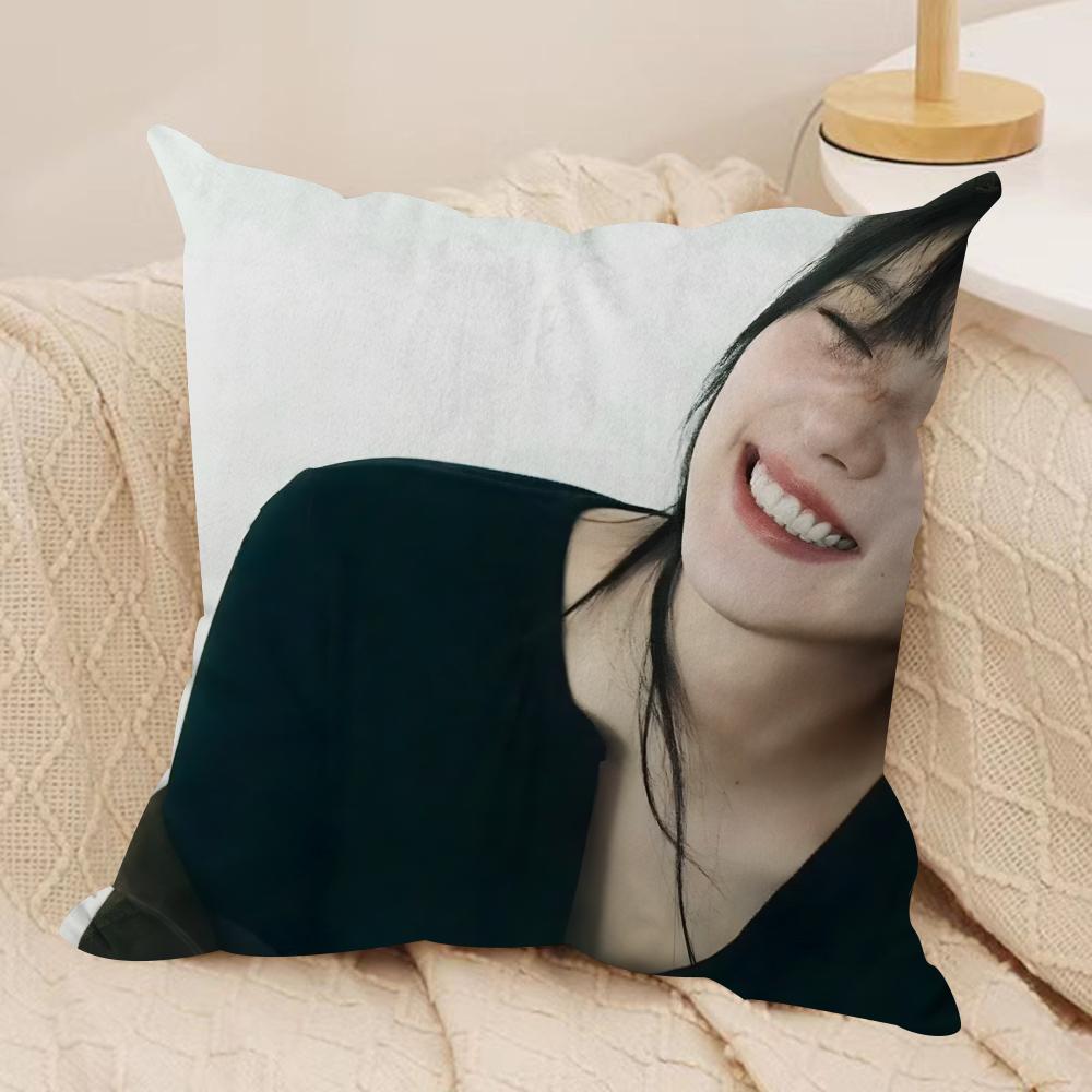 

Kim Go Eun Cushion Cover Soft Plush Fabric DoubleSided Printed Sofa Cushion Cover for All Seasons Home Decor Gift 30x30cm