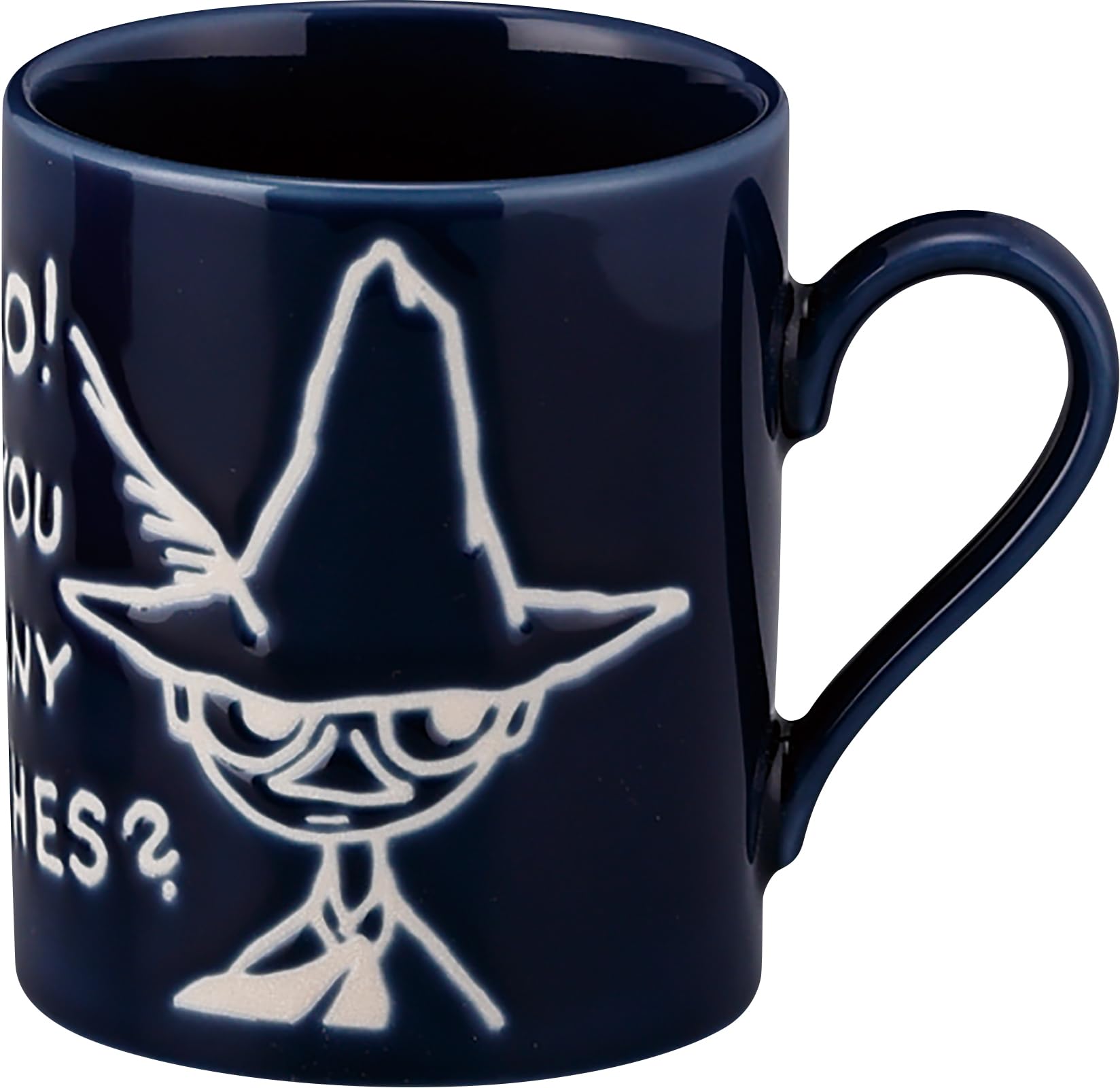 

MOOMIN Kirje Snufkin Mug, Large, 320ml, Approx. 8x9cm Diameter, Navy Blue, Made in Japan, Perfect Gift for Women, Birthday Gift, MM9003-11