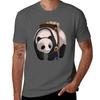 Juro And Panda TShirt Simple Solid Color Crew Neck Tee