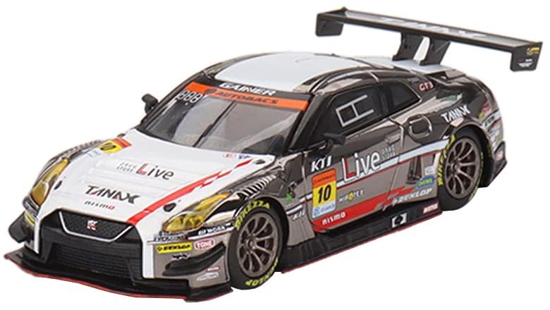 TrueScale Miniatures MINI GT TANAX GAINER SUPER GT2022 SERIES GAINER Japan Exclusive Finished Model 1/64 GT-R #10 (Left-Hand Drive)