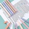 6PCS Pastel Highlighters Fluorescent Pen Highlighter Stationery Kawaii Kawaiii Supplies Marker Pens Colored Markers Adorable Pencils