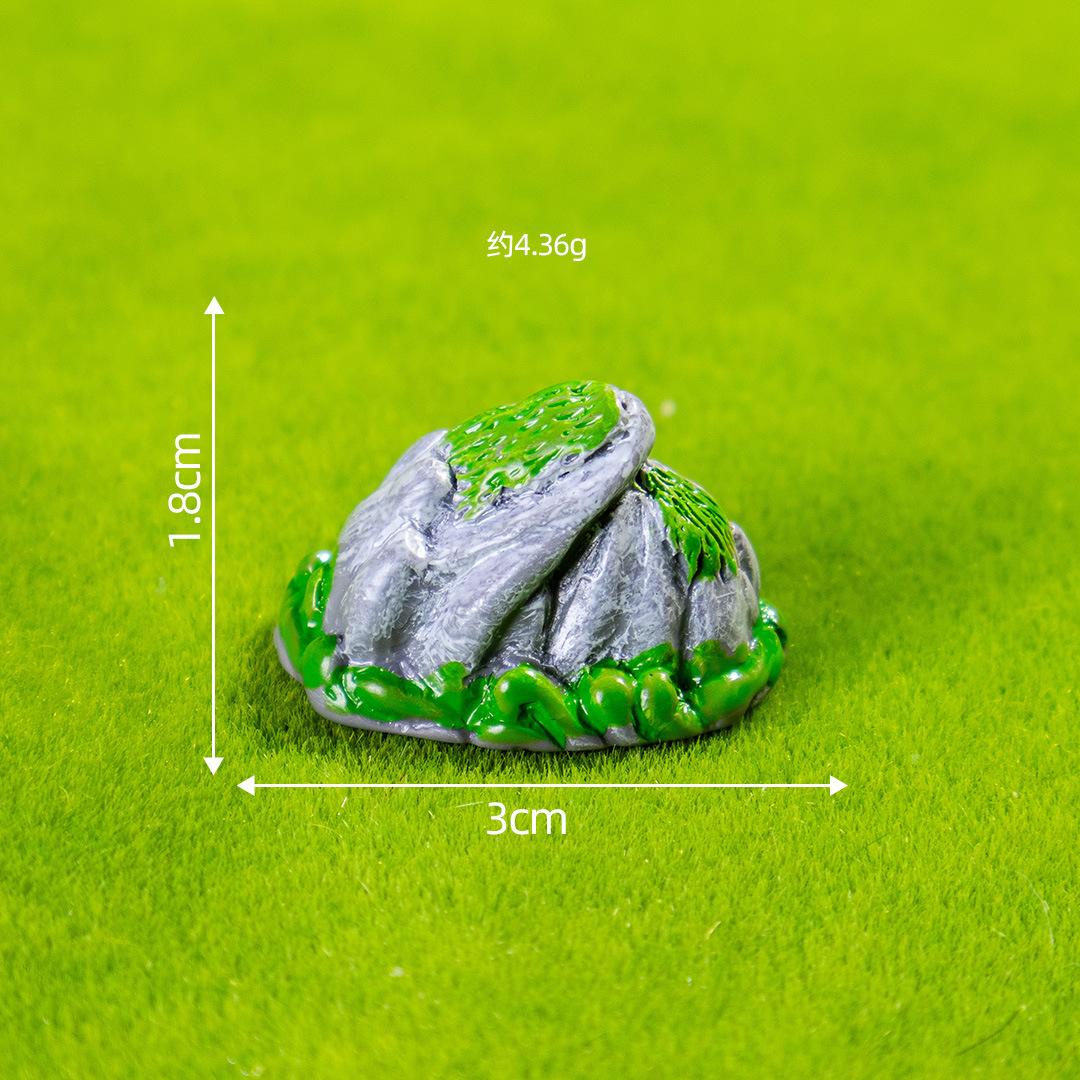 

Симуляция Светящийся в темноте Мох Микроландшафтная сцена Строительство Смола Украшения Аксессуары Декорация Игрушки Solid Color Stone No. 2