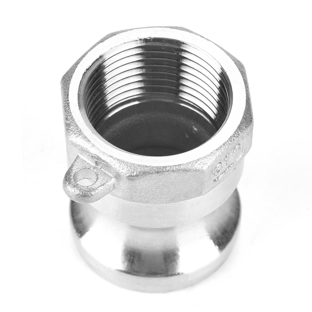 Stainless Steel DN20 3 4  A Trash Pump Adapter Male Camlock Fitting with Female Pipe Threads