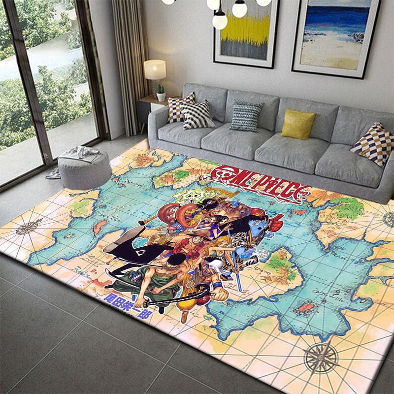 One Piece GameMat Carpet Rug for Living Room Bedroom Home Sofa Decoration,Kids play Non-slip Floor Mat