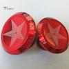 Puntos Aluminum Alloy 2Pcs Mountain Bicycle Bike Cycling Handlebar Grips Plug Bar Ends