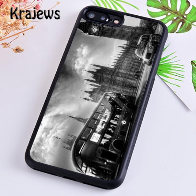 Krajews London big ben Bus Phone Case Cover For IPhone 18 17 Air 16 15 14 plus 11 12 13 pro max coque Shell Fundas