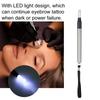 Eyebrow Tattoo Pen Manual Permanent Makeup Microblading Pen With LED Light