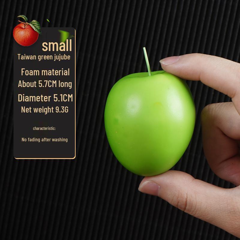 Plastic Apple Fruit and Vegetable Teaching Aid Prop Figurine for Early Education Display