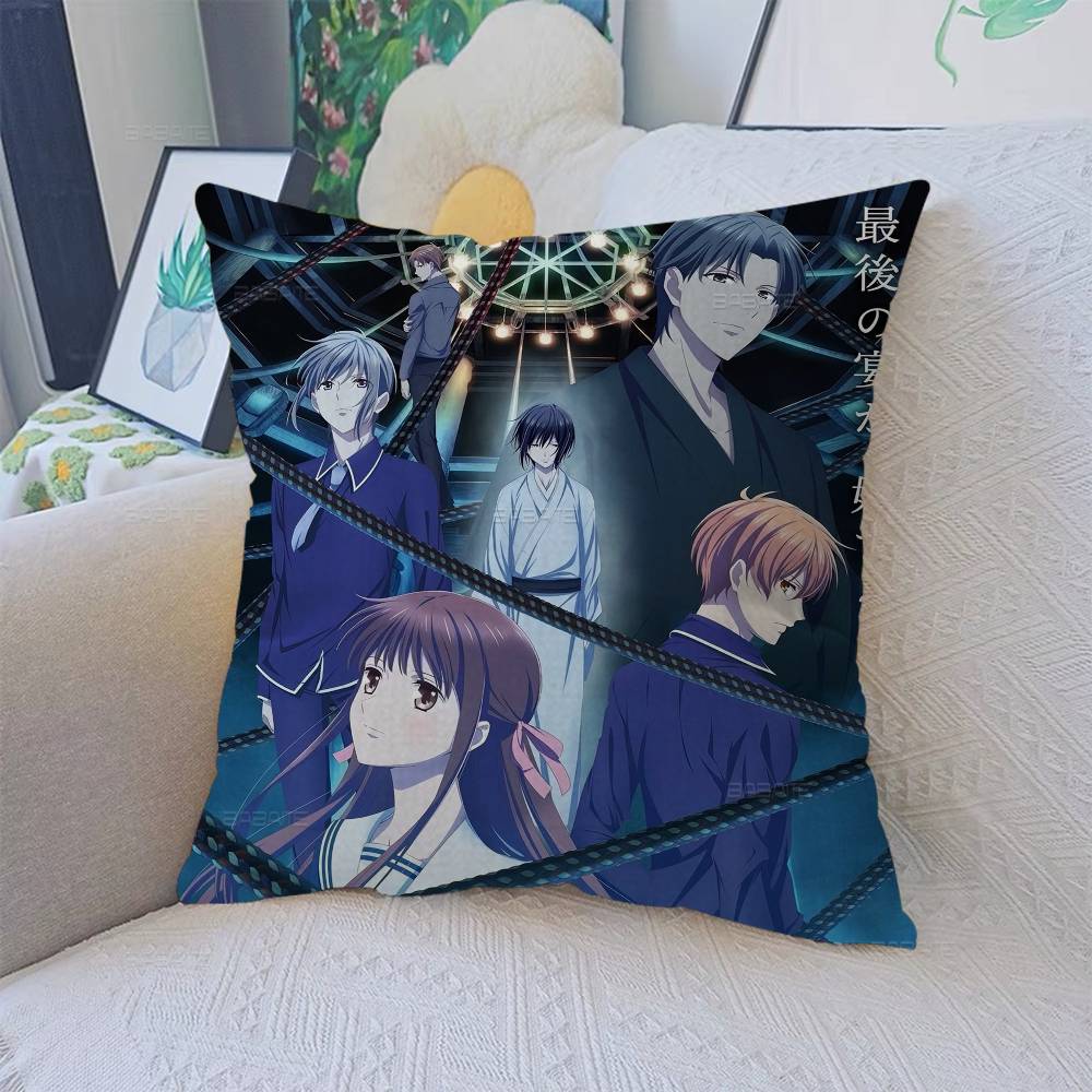 Fruits Basket Anime Pillow Anime Pillow Sofa Bed Head Pillow Cover Cushion Cover 45X45 Cm Fashion