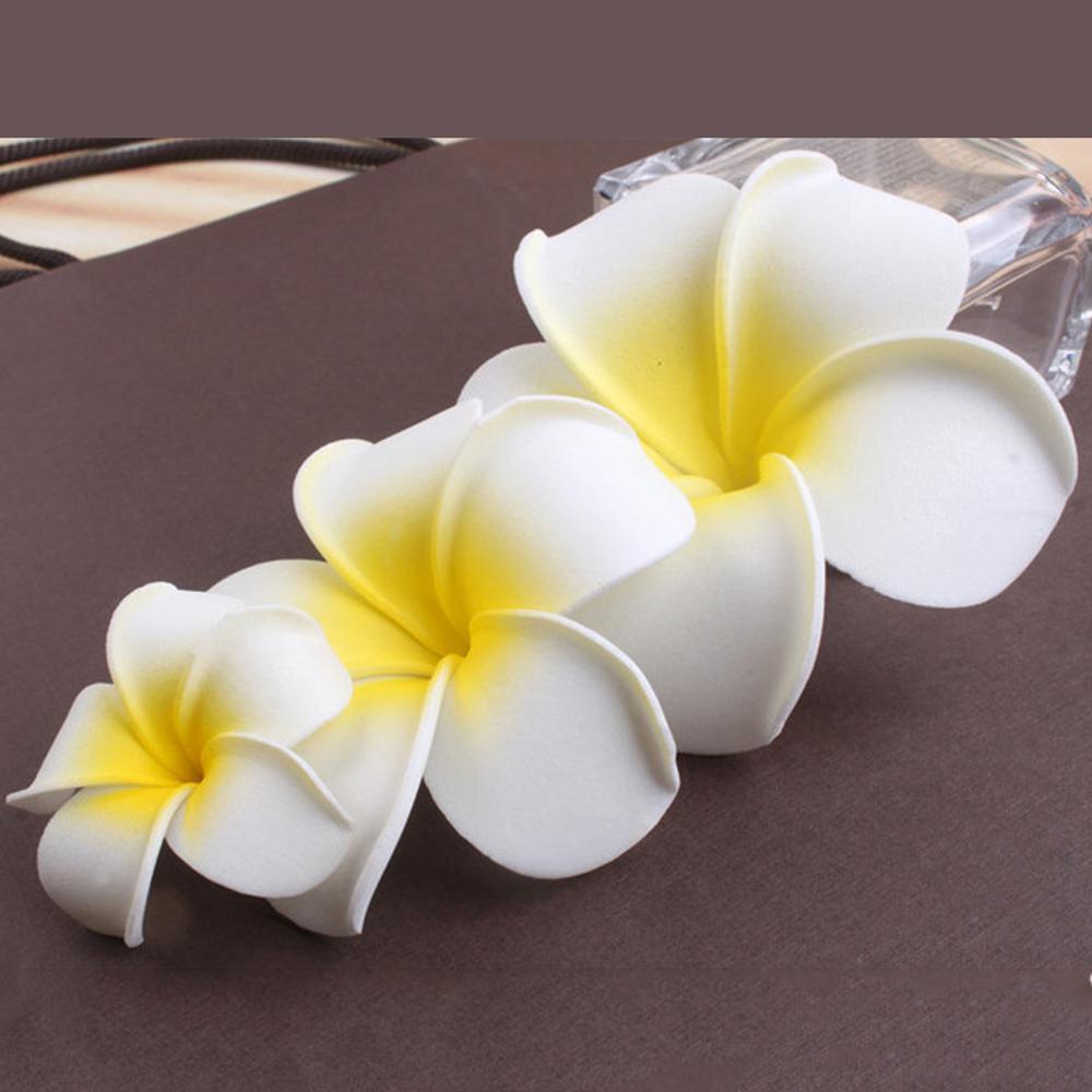 Fiori di Plumeria Plastica Bohemien Frangipani Fermaglio per Capelli Fermagli da Sposa Accessori da Spiaggia Regalo per Ragazze