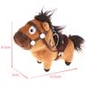 Plush Pony Keychain Pendants Cute Lucky Cotton Dolls School Bag Hanging Soft Filling Toys Year Of The Horse Gifts