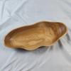 Wooden Salad Bowl Decorative Rustic Platter 15.7x7x2.3 Inch Decorative Serving Dishes For Candy Dessert Snack Table Kitchen