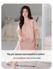 Women's Summer Court Style Lace Pajama Dress, Pure Cotton, Short Sleeve, Plus Size, Mid-Length, Wearable Outdoors, High-End Feel