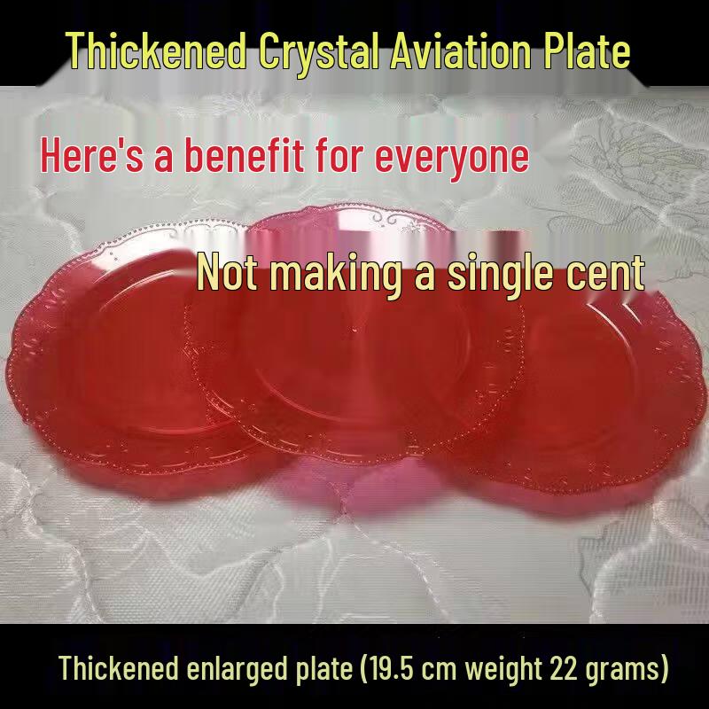 ZISIZ Disposable Plastic Plates