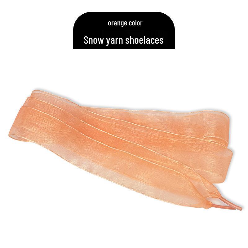 Chiffon-Schnürsenkel: 2,5 cm breit für Samba-, deutsches Trainings- und Rennschuhwerk (Paar)