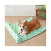Pet Cooling Mat Summer Ice Silk Cold Pad Cooling Cushion Blue Banana Pattern 60x40cm S Lightweight Portable Comfortable for Cats And Dog