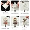 50PCS Coffee Filter Bags Disposable Non-woven Drip Coffee Bag Portafilter Hanging Ear Espresso Coffee Accessories Tea Tool