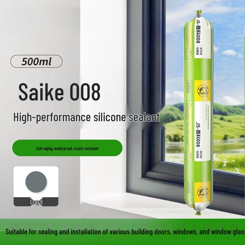 Structural Sealant 008: Neutral, Waterproof, Weather-Resistant Silicone for Doors and Windows