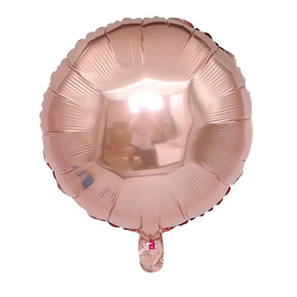 Palloncini Foil Cuore Oro Rosa 18 pollici Gonfiabili Elio Palloncini Decorazione Matrimonio Festa di Compleanno Palloncino Forniture Baby Shower